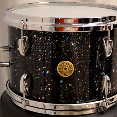Gretsch USA Custom 12/14/16/5.5x14 micro bop drum set Mardi Gras image 7