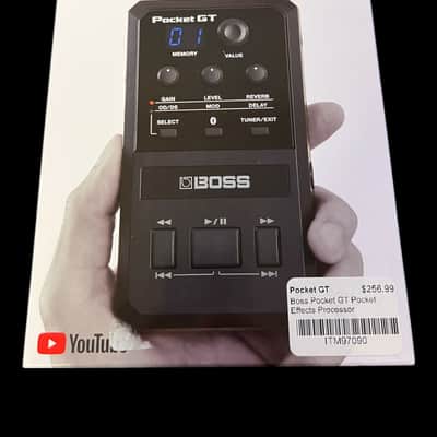 Boss Pocket GT Effects Processor 2020 - Present - Black X8891 image 7