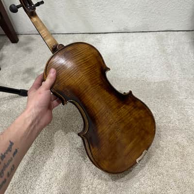 Violin Antique-Style Full Size Violin 4/4 – “Horm Aug. Drögemeyer Bremen” 1900 - Varnish image 8