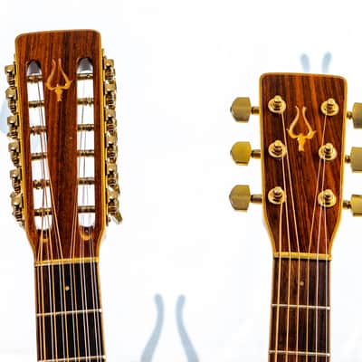 Daion THE '80W Doubleneck (6/12 String) Acoustic Early 1980s - Serial 103369 image 13