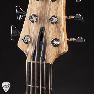 Fodera Imperial 6 Elite - Walnut/Black Limba image 7