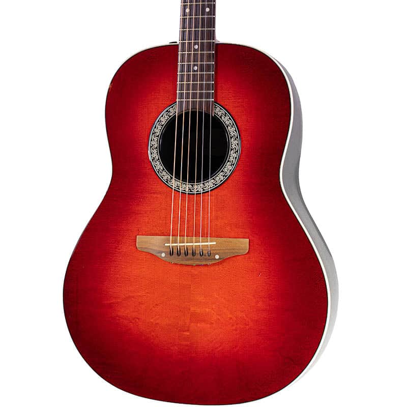 1996 Ovation 1711 Standard Balladeer Cherry Burst image 1