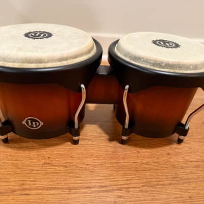 Latin Percussion LP601NY-VSB City Series Wood Bongos 2010s - Vintage Sunburst image 2
