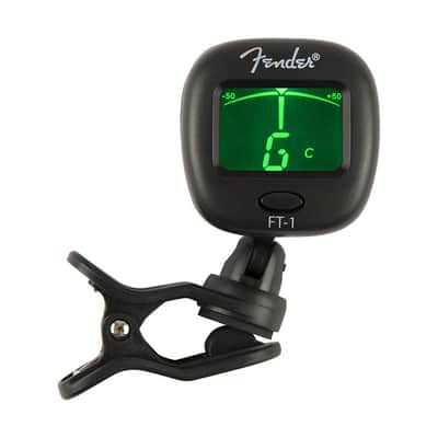 Fender FT-1 Pro Clip On Chromatic Guitar & Bass Tuner (Black) image 1