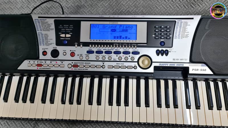 Yamaha PSR-550 61-Key Arranger Workstation 2000s - Black✓ Cleaned