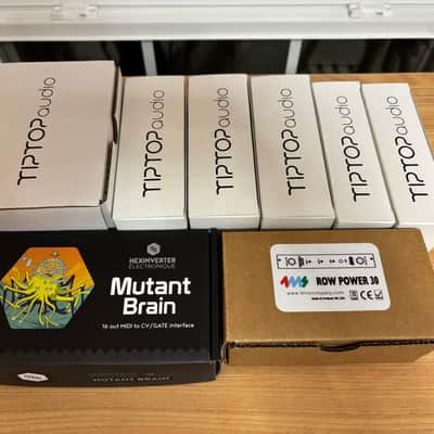 Tiptop Audio BD909 SD909 CP909 RS909 TOMS909 HATS909 Mutant Brain Moog 60HP Bundle image 6