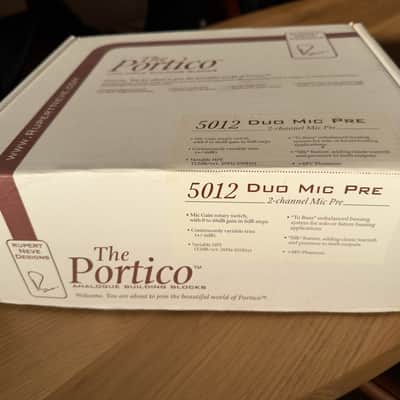 Rupert Neve Designs Portico 5012 Dual Mic Preamp 2006 - 2008 - Red / Blue image 8