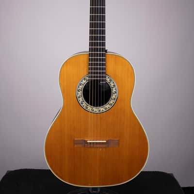 Vintage 1981 Ovation Model 1113 Classical Guitar - Natural - With Case image 2