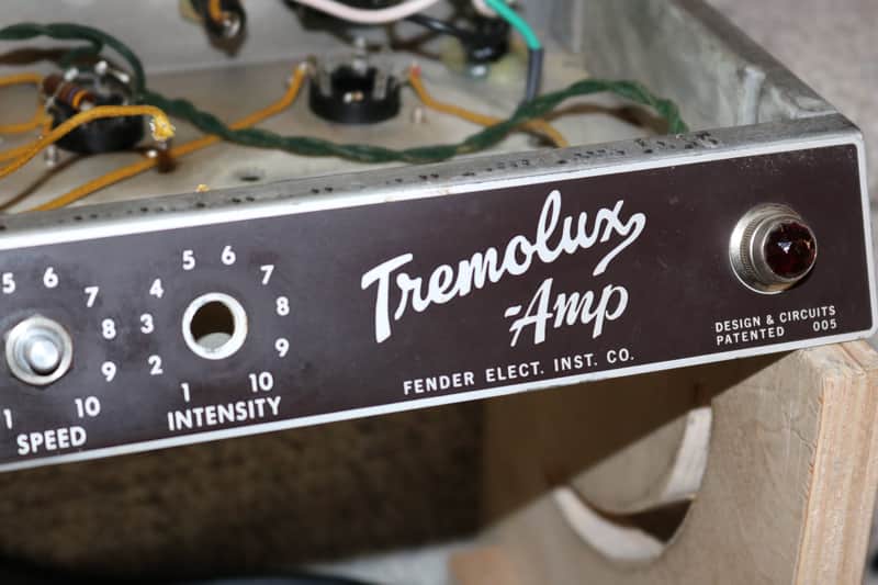 Vintage 1963 Pre CBS Fender Brownface Tremolux Chassis - Project - For Restoration - No Tariffs