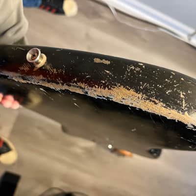 1963 Fender Jaguar – Black Refinish – Mastery Bridge + Original Bridge – Hardshell Case image 6