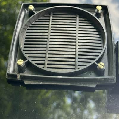 Small Vintage Motorola Speaker Enclosure 1970s - 1980s - Black New Old Stock with Screws great for DIY speaker mini cabinet box image 4