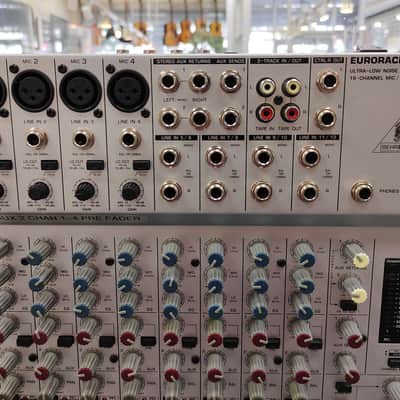 Behringer Eurorack MX1604A 16-Channel Mic / Line Mixer 2000s - Silver image 2