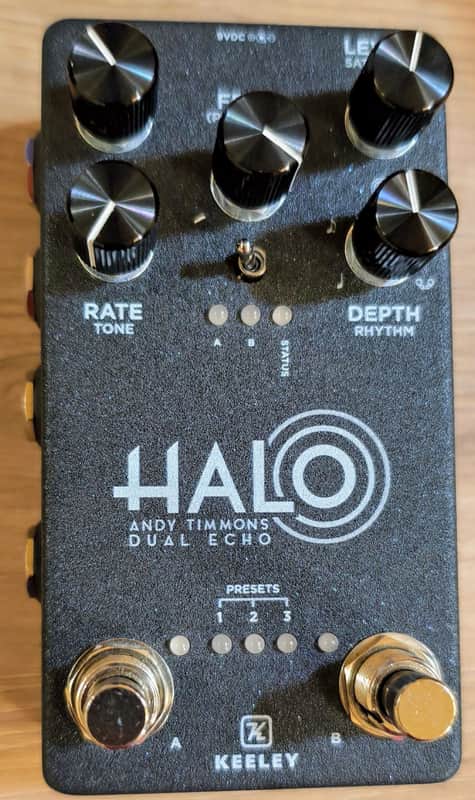 Keeley Halo Andy Timmons Signature Dual Echo 2022 - Present - Black image 1