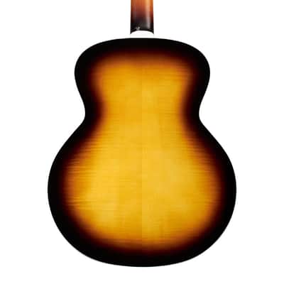 Guild F-2512E Deluxe Maple Jumbo 12-String A/E Guitar - Antique Burst - Open Box image 7