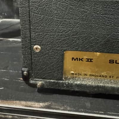78 Marshall JMP 1992 Super Bass 2-Channel 100-Watt Guitar / Bass Amp Head 1978-Black image 18