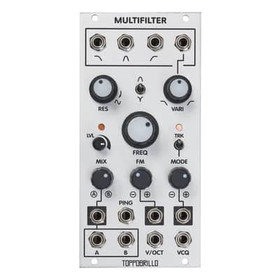 Toppobrillo Multifilter 2 Eurorack Filter Module (Silver) image 1