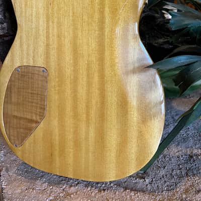 Custom Built Ray Gun J5 Obeche / Maple Burl body Maple / Ebony Neck DiMarzio PUs image 13