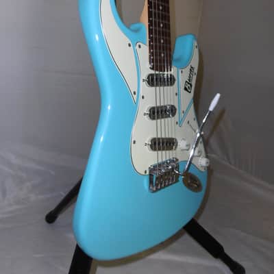 Burns Cobra Club Series Sonic Blue, nice! image 5