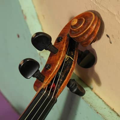 1900s Stainer-Labeled Nice Quality 4/4 German Violin (VIDEO! Fresh Work, Ready) image 3