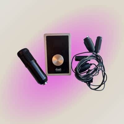 Apogee Duet 2 USB Audio Interface Bundle W/ Input Cables & Condenser Mic- Black & Silver image 6
