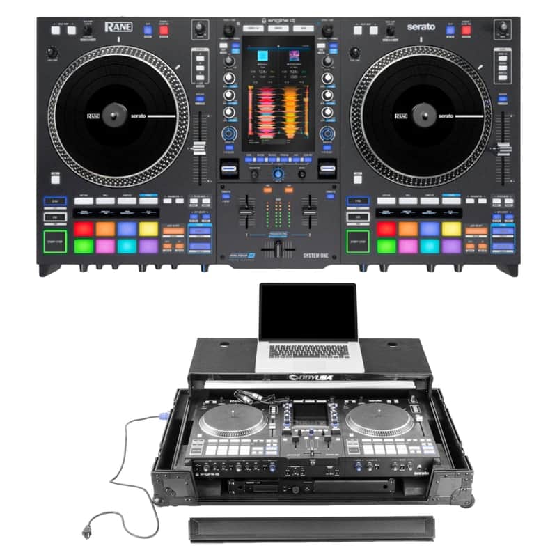 Rane DJ System One Controller + Odyssey FPR-GSSYSTEMONE Flight Case PROAUDIOSTAR image 1