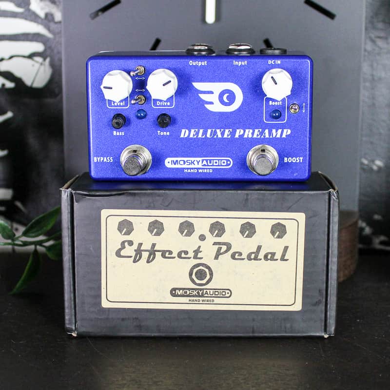 Preowned Mosky Deluxe Preamp Dual Overdrive & Boost w/ Box image 1