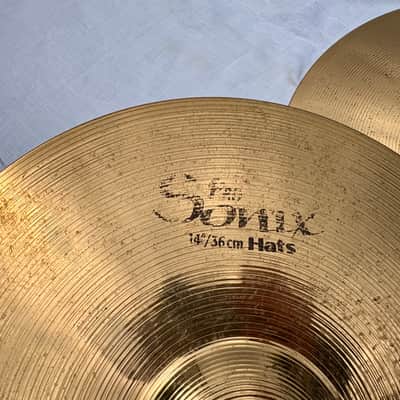 Sabian 14" Pro Sonix Hi-Hat Cymbals (Pair) - Brilliant image 3