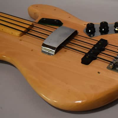 1973 Fender Precision/Jazz Partscaster Bass Fretless Natural w/HSC image 8