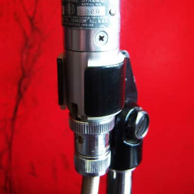 Vintage RARER 1959 Shure 535 / 530 / 525 dynamic microphone dual Z w accessories image 9