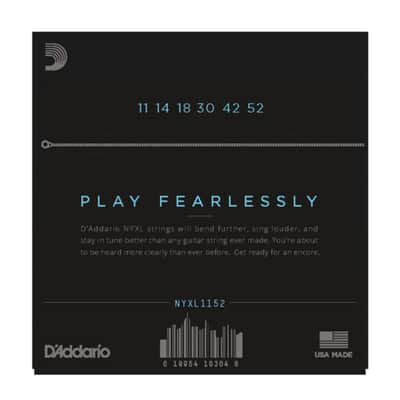 D'Addario NYXL 11-52 Carbon Steel Alloy - Electric Guitar Strings image 2