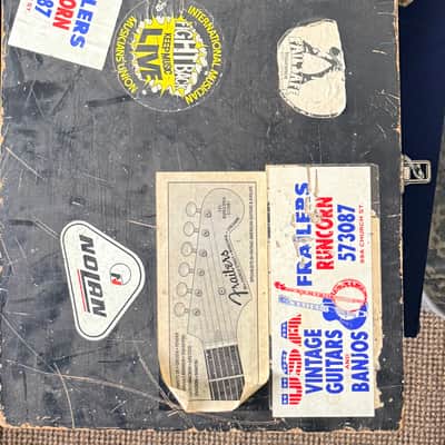 1977 Fender Stratocaster USA Olympic White All Original S7 Serial Vintage Hard Case image 18