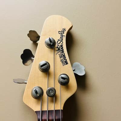 Ernie Ball Music Man StingRay 4-string Electric Bass Guitar - Vintage Sunburst image 8