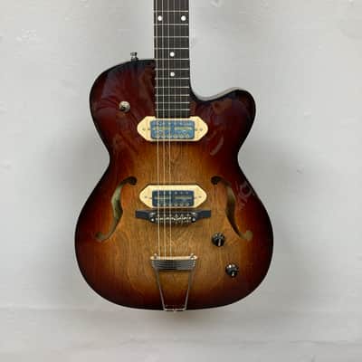 Godin 5th Ave TL Vintage Burst HG Gold Foil SF image 1