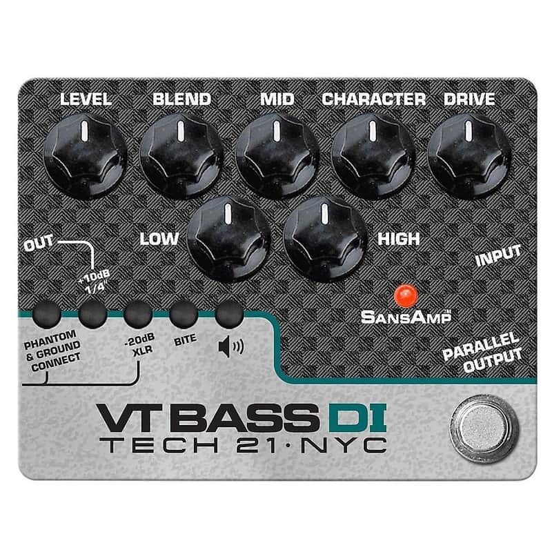 Tech 21 SansAmp CS-VTB-DI V2 Character Series VT Bass DI image 1