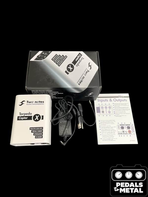 Two Notes Torpedo Captor X 8ohm Stereo Reactive Load Box / Attenuator 2020 - White - X21890 image 1