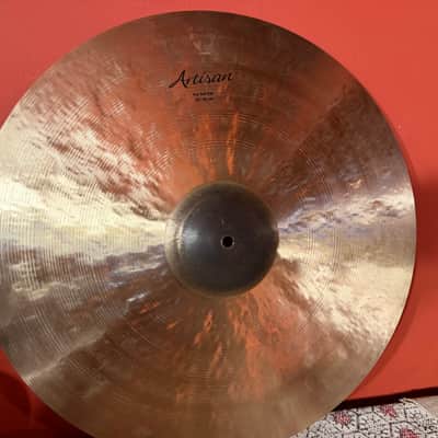 Sabian 22 Inch Artisan Raw Bell Ride Cymbal  3258 grams #109 DEMO VIDEO 2022 image 3