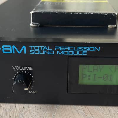 Roland R-8M Total Percussion Sound Module 1980s - Black image 3