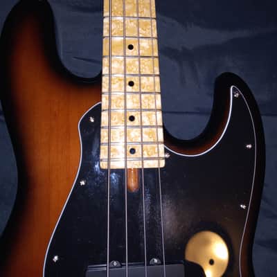 SusBass Custom Jazz Bass Beautiful Birdseye Maple Gotoh Flexcore 4 Band Preamp 8.8 lbs image 2