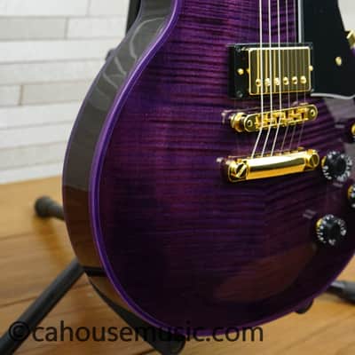 Gibson Custom Shop Les Paul Custom Figured - Purple Widow image 7