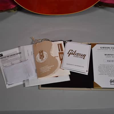 2023 Gibson Custom M2M '57 Les Paul "Sweet Cherry" Murphy Lab w/OHSC image 3