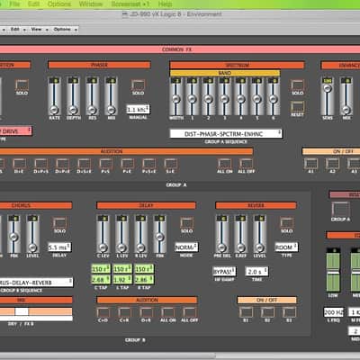 Virtual JD-990 editor / programmer - Roland JD-990 - LOGIC v4 - 7 / vX 10.33+ ONLY image 5