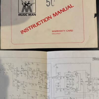 Music Man RD-Fifty 50-Watt 1x12 Guitar Amplifier 1982 - Blonde image 10