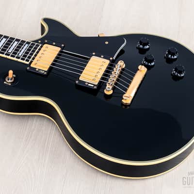 1990 Burny RLC-70 ‘60 Model Vintage Black Beauty Custom w/ VH-1 Pickups, Fernandes Japan image 9