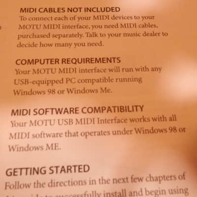 MOTU USB MIDI User's Guide for Macintosh with CD image 3