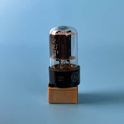 1951 General Electric 12SN7GT Vintage Black Plate Vacuum Tube! Tests Good! T561 image 4