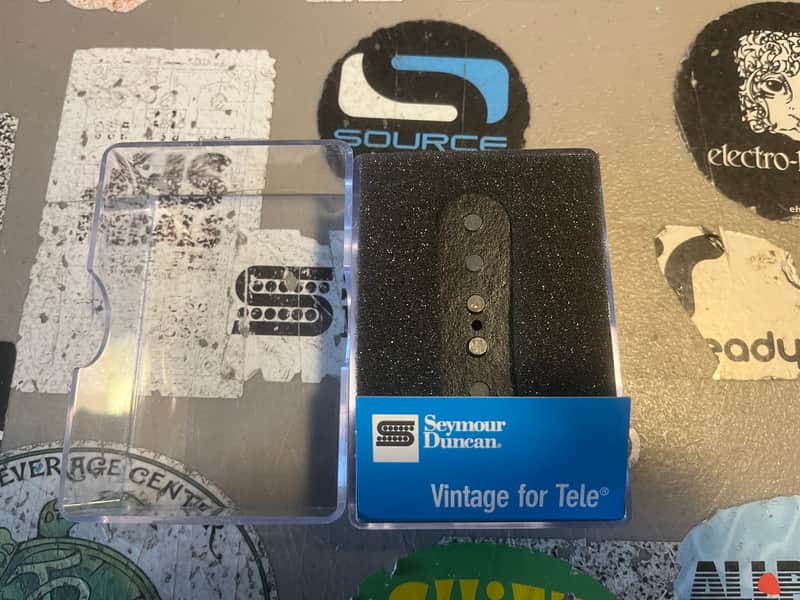 Pre Owned Seymour Duncan STL-1 Vintage '54 Tele Bridge Pickup 2010s - Black image 1