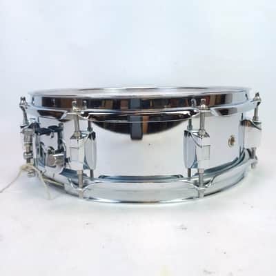 Yamaha 4x13"Piccolo Snare Drum Steel Shell Chrome Triple-Flange Rim 8Lug 011082 image 4