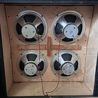 1970 Marshall JMP Bass 20 & Original 1969 Marshall Basketweave 4x10 Speaker Enclosure Plexi-Era RARE image 13