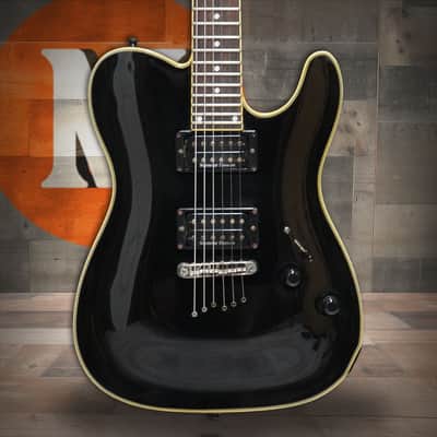 Schecter Diamond Series PT Blackjack Black Solid Body Electric Guitar - Used image 1