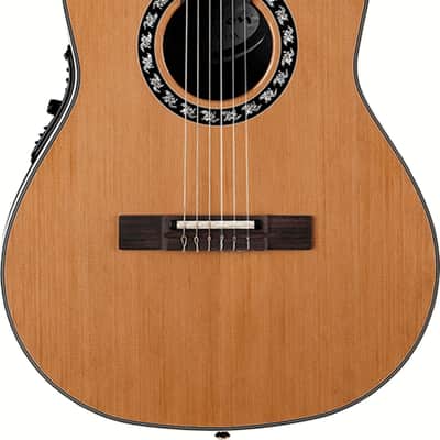 Ovation 1773AX Pro Series Legend Acoustic-Electric Classical Guitar, Solid Cedar Top image 2